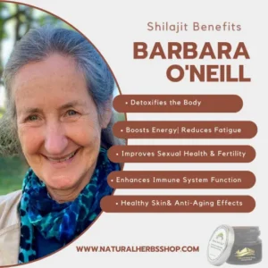 Barbara O'Neill was silenced for recommending these Shilajit benefits